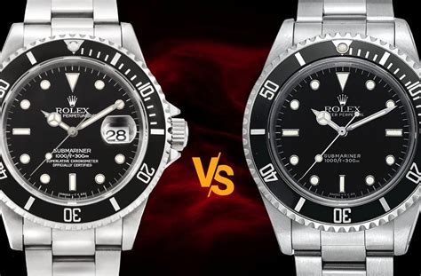 rolex submariner comparison.